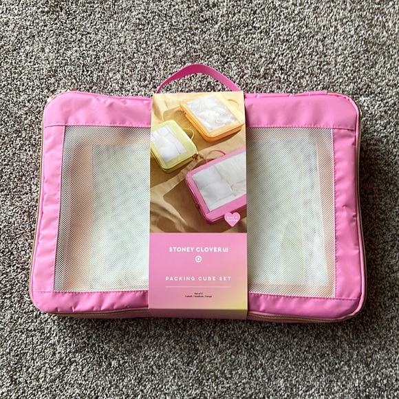 Stoney Clover Lane Handbags - 3 Pack Packing Cube Set Pink/Orange/Light Yellow - Stoney Clover Lane x Target